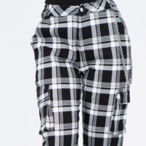 High Waist Cargo Joggers